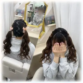 ヘアアレンジ 秋葉原コットン所属・ヘアセット 🤍AIRA🤍のヘアスタイル