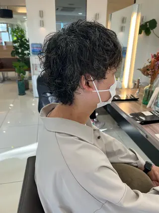 パーマ メンズ 🧸 サトウサクネ🧸のヘアスタイル