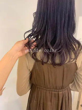 セミロング カラー 佐藤 永夏のヘアスタイル