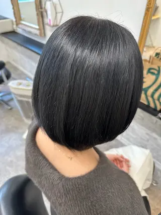 セミロング カラー ✂️無料カットモデル ✂️佐々木悠月のヘアスタイル