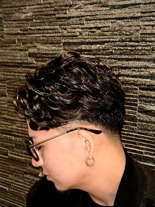 パーマ メンズ ヒロ銀座ヘアーサロン恵比寿店所属・💈下川 恭平💈のヘアスタイル