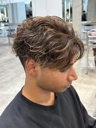 パーマ メンズ fifth 武正 琉生のヘアスタイル