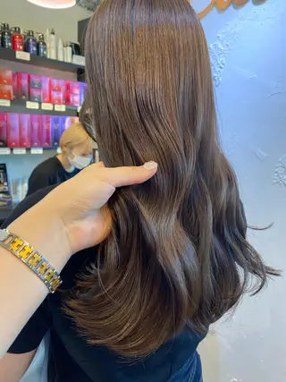 ロング カラー 🥣 hashi 🛋️のヘアスタイル