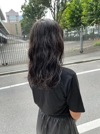 セミロング パーマ キッズ オトナヘア🌸 harukaのヘアスタイル