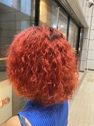 ミディアム パーマ SHAFT Ieiriのヘアスタイル