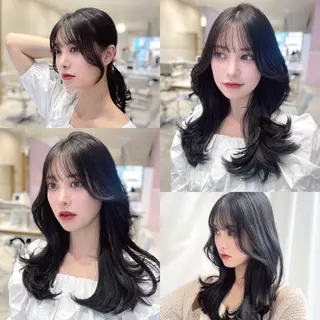 ロング カラー ヘアアレンジ Toiro所属・🤎小顔レイヤー /ベージュ🤎友香のヘアスタイル