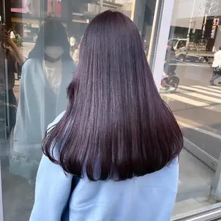 ロング 愛結 暖色カラー🎀🩰のヘアスタイル