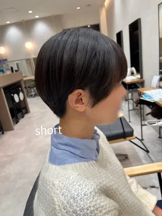 ショート イオカ ヒトミのヘアスタイル
