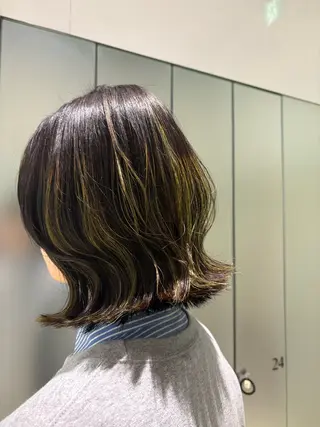 ミディアム カラー JEAN CLAUDE BIGUINE 横浜ベイクォーター店所属・Koharu 髪質改善カラーのヘアスタイル