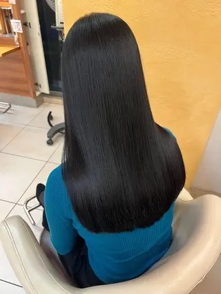 ロング カラー FAHREN-PURE所属・韓国ヘアカラーパーマ 遠藤のヘアスタイル