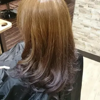 セミロング カラー SAI hairgardenのヘアスタイル