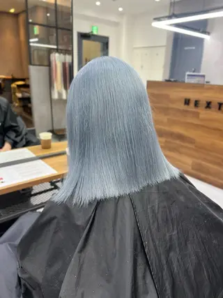 セミロング カラー いろあそび所属・ショート/ウルフ カットモデル募集のヘアスタイル