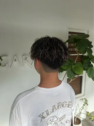 パーマ ツヤ感オリーブカラー /mei✨️のヘアスタイル