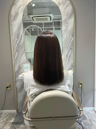 ミディアム パーマ 艶ボブ🌼 MAHOのヘアスタイル