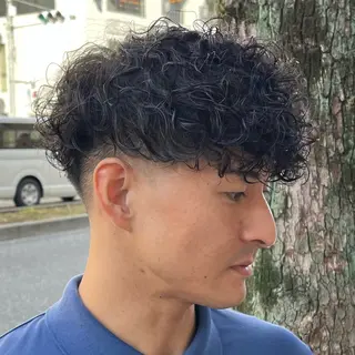 ショート パーマ メンズ 立川/メンズパーマ 厚進太郎のヘアスタイル