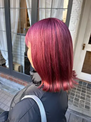 ミディアム カラー eme hair design 【エメ】所属・eme ﾅｵ ストレートモデル募集のヘアスタイル