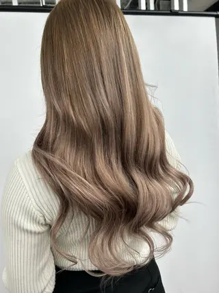 ロング カラー 下妻 カラーエクステ難波のヘアスタイル