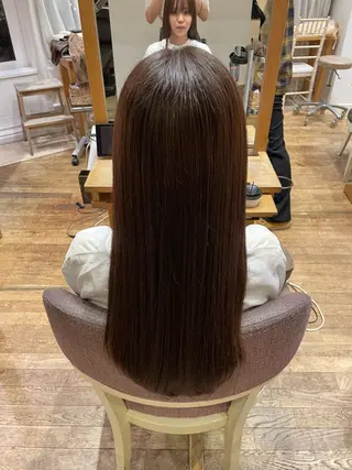 ロング パーマ／似合わせヘア 嶋 彩芽のヘアスタイル