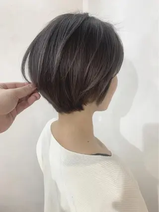 ショート 京都大人女性ショート 徒歩1分/秋山のヘアスタイル