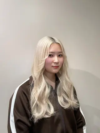 ロング ブリーチ🔥ベージュ /グレー/daikiのヘアスタイル