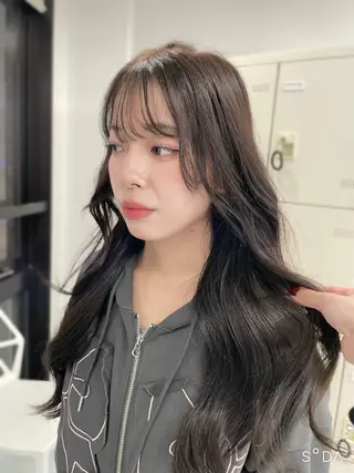 ロング MOE 福岡韓国ヘア✧︎のヘアスタイル