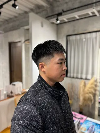 メンズ 溝渕 天馬のヘアスタイル