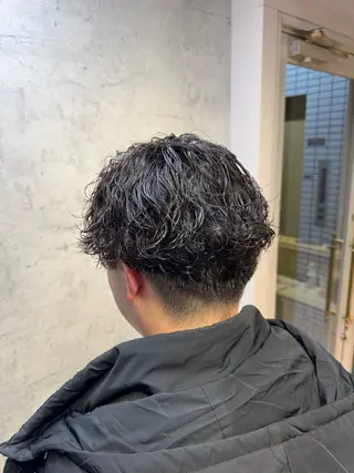 ショート パーマ メンズ メンズカット/パーマ ⚡️ひりゅう⚡️のヘアスタイル