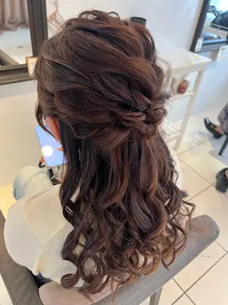 ヘアアレンジ 大人可愛いヘアメイク 💋🧚‍♀️しずかのヘアスタイル