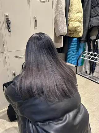 ロング カラー 韓国/トレンド レイヤー【101】のヘアスタイル