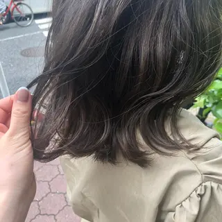セミロング 韓国風ヘア♡ runaのヘアスタイル
