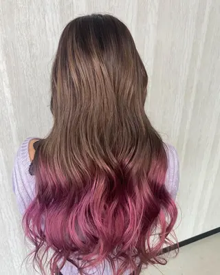 ロング カラー UNDER vr 【アンダーバー】のヘアスタイル