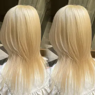 セミロング カラー 髪質改善/美髪矯正 艶髪/Takutoのヘアスタイル