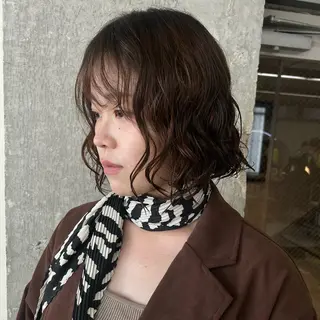 ミディアム 伊藤ほのか /パーマ/ショートのヘアスタイル