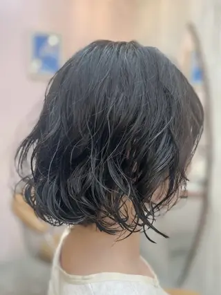 ショート パーマ 髪質改善✨縮毛矯正 ショートボブ/ともきのヘアスタイル