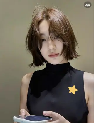 ショート ナチュラル🎀透明感 カラー/香香のヘアスタイル