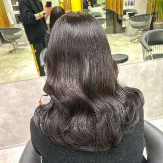 セミロング カラー fullbloom hair&spa所属・DAIKIベージュ 🍂レイヤーカットのヘアスタイル