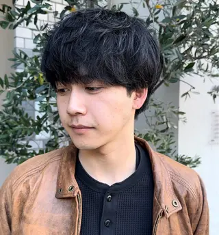 パーマ メンズ 年間2000名担当◎ パーマ職人/仲原佑樹のヘアスタイル