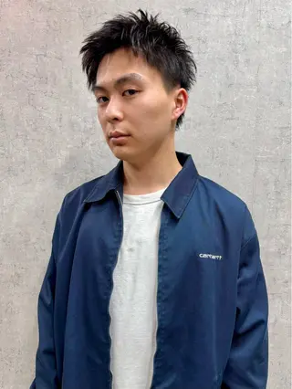 ショート パーマ メンズ 【池袋/スパイキー ショート】ⓝⓘⓜⓤのヘアスタイル