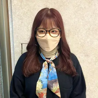 ロング カラー あ あのヘアスタイル