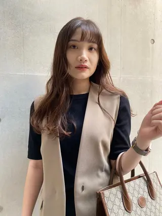 セミロング カラー 大阪心斎橋alu メンズヘア野田和宏のヘアスタイル