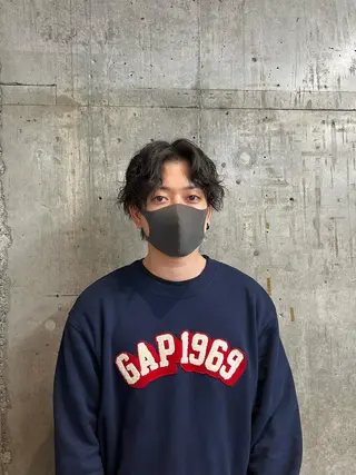 ショート カラー パーマ メンズ メンズパーマ /SUNAOのヘアスタイル