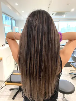 ミディアム カラー JILBLAN京都 ショート/ハイライトのヘアスタイル