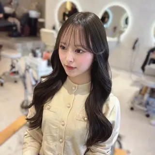 ロング 韓国風×髪質改善 ゆりのヘアスタイル