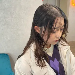 ロング カラー ヘアアレンジ XENA表参道 MIKUのヘアスタイル