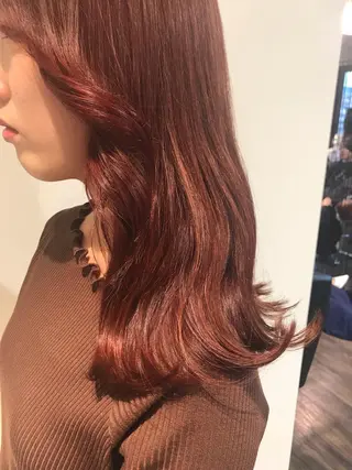 ロング カラー knock【ノック】所属・烏丸韓国ヘア🇰🇷 ayaka🎀のヘアスタイル