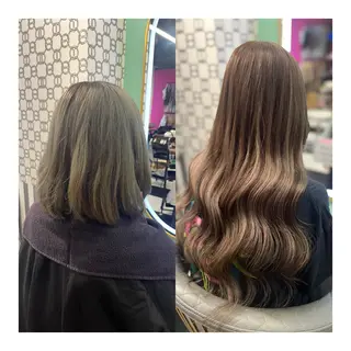 ロング 新宿プルエクステ 【tsubura】のヘアスタイル