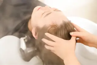 ミディアム メンズ/パーマ /フェード/岡山秀人のヘアスタイル