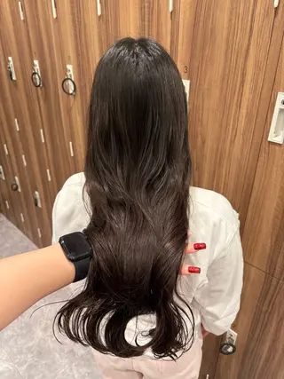 ロング パーマ ash西葛西 今井瑚子のヘアスタイル