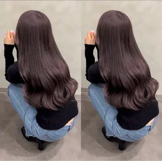 ロング カラー 暖色カラー🍒ྀི Riona🎀のヘアスタイル