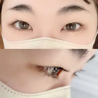 マツエク・マツパ Morganite 🦋 ÿui 🦋のマツエク・マツパデザイン